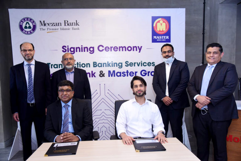 Meezan Bank signs agreement with Master Group of Industries for ...